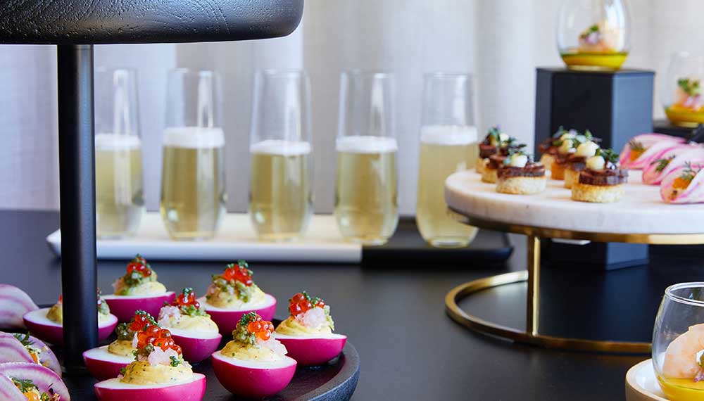 sweets display for meeting or event