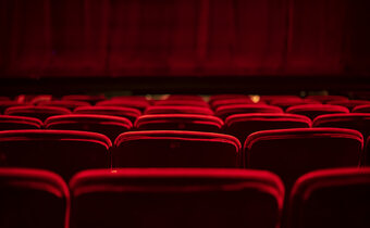 Red theatre seats